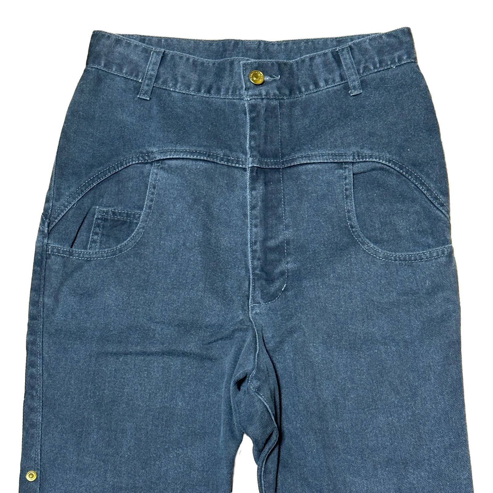 mercibeaucoup, メルシーボークー サルエルデニムパンツ グレー サイズ