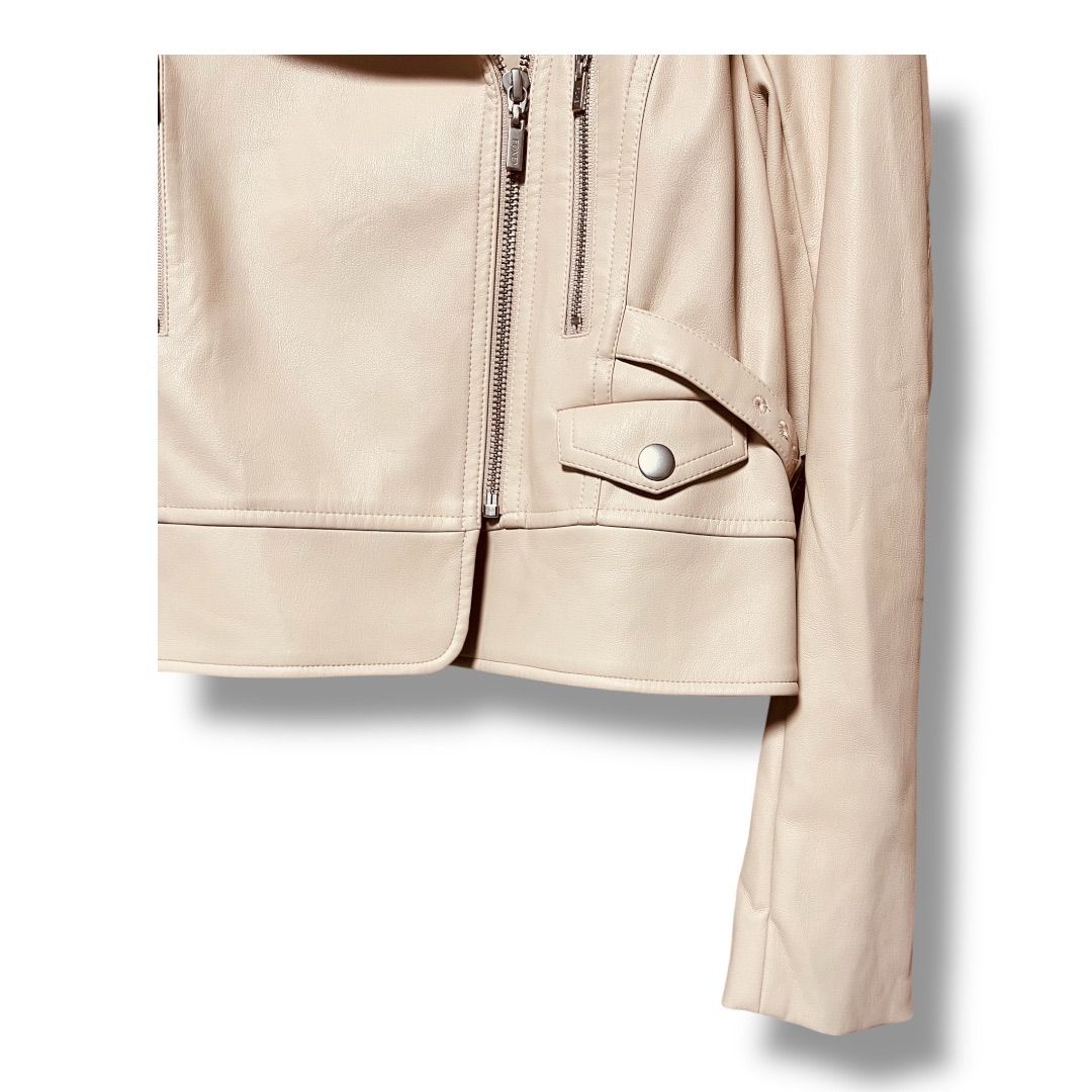 FOXEY NEW YORK フォクシーニューヨーク フェイクレザー ライダース
