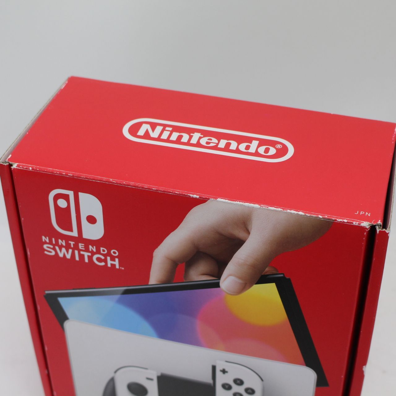 425)【美品】Nintendo Switch有機ELモデルJoy-Con(L)/(R) ホワイト HEG 