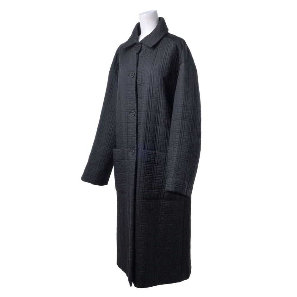 FENDI ヴィンテージ FF柄 刺繍 ロング コート - メルカリ