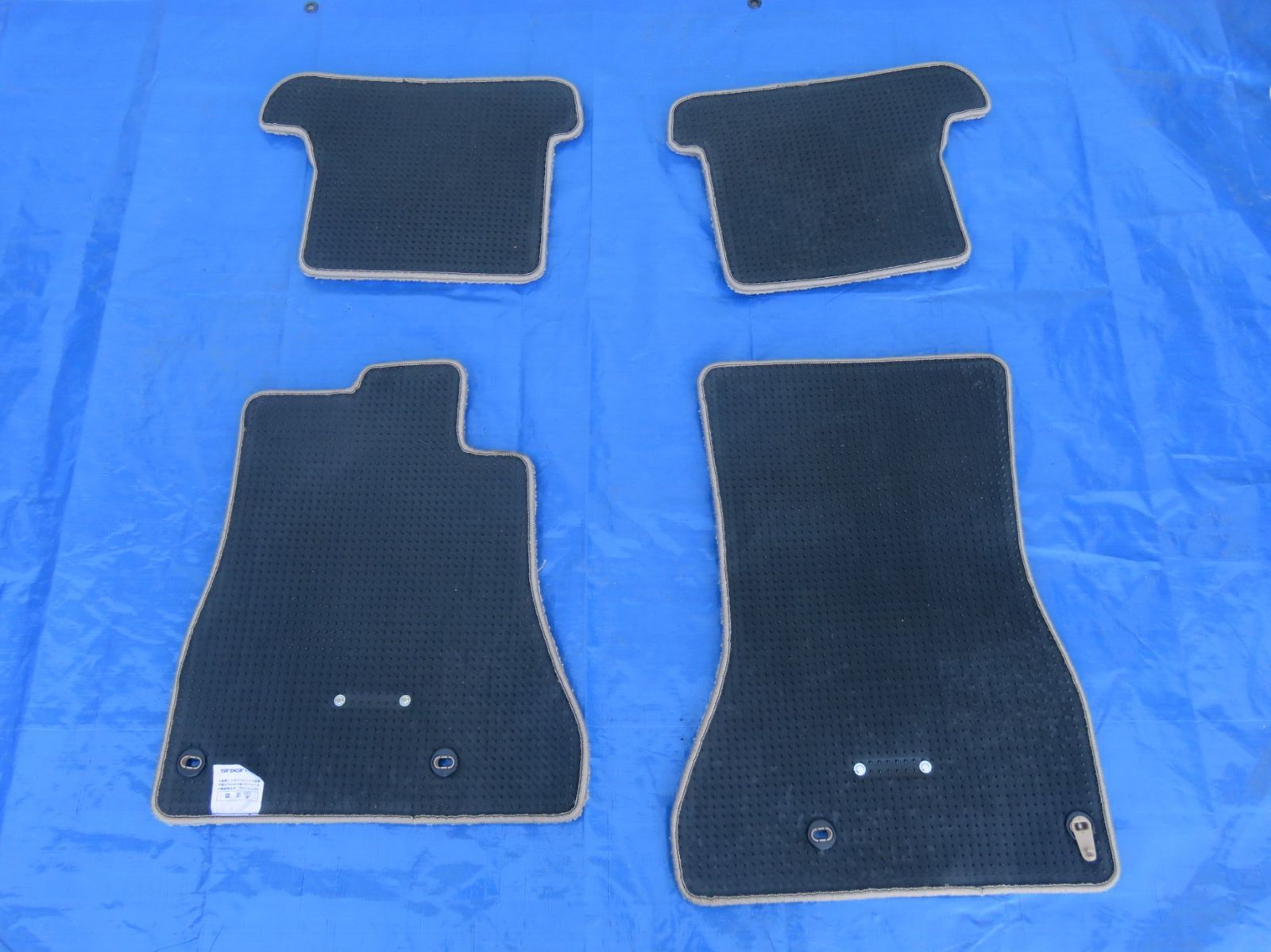LK576* レクサス SC430 UZZ40/後期 フロアマット 4点セット 一台分