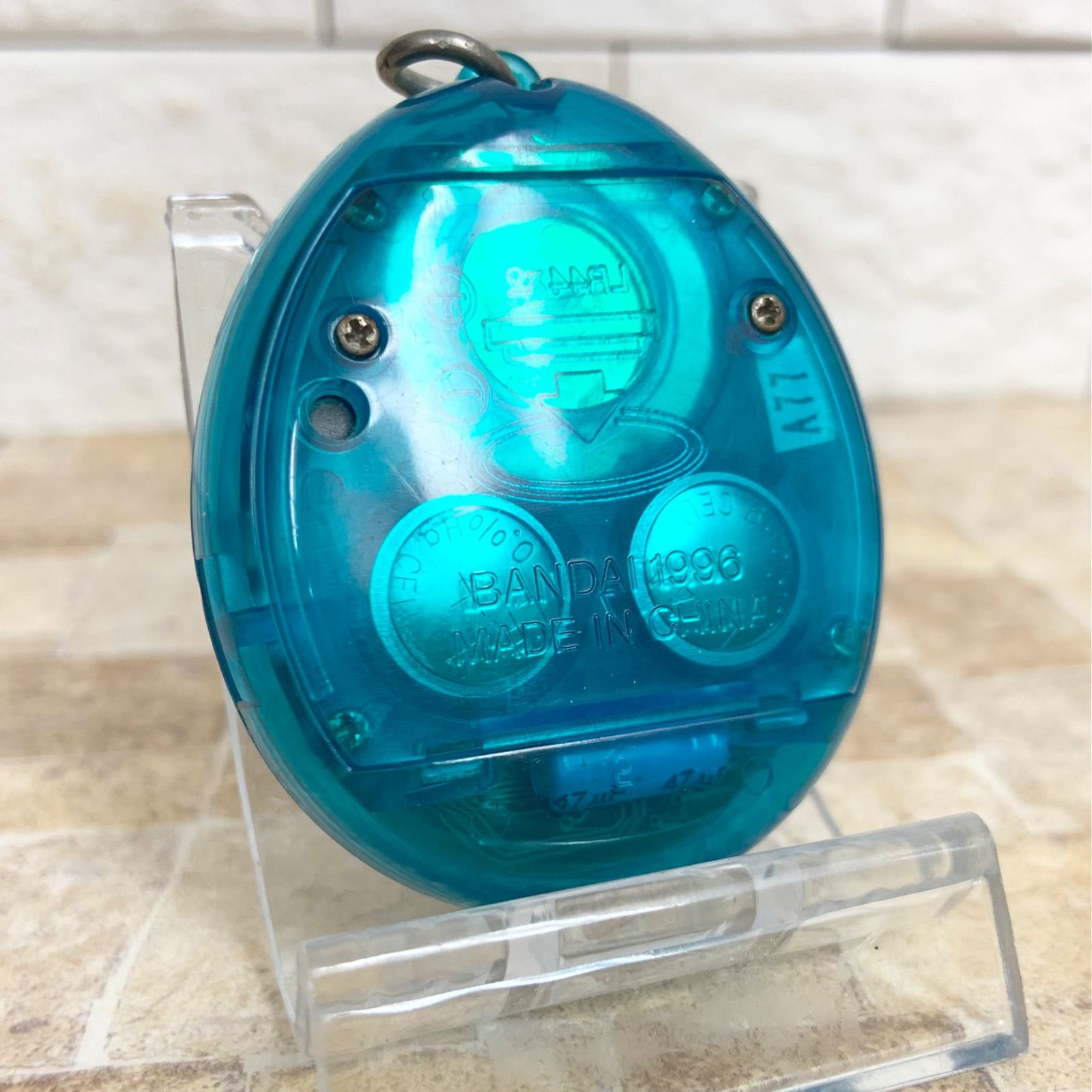 動作確認済】たまごっち 本体のみ ブルー クリア スケルトン BANDAI