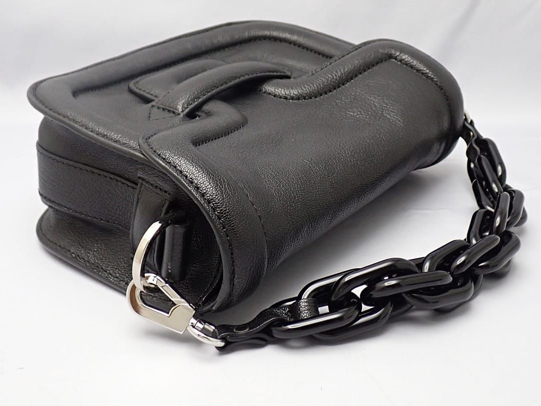 PIERRE HARDY ピエール アルディ ミニ アルファヴィルバッグ ブラック レザー 2WAY 中古B+ 【送料無料】 A-9129【質屋出品】 PIERRE HARDY ピエール アルディ ミニ アルファヴィルバッグ ブラック