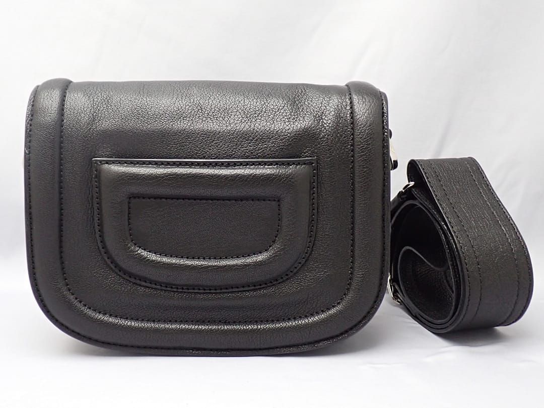 PIERRE HARDY ピエール アルディ ミニ アルファヴィルバッグ ブラック レザー 2WAY 中古B+ 【送料無料】 A-9129【質屋出品】 PIERRE HARDY ピエール アルディ ミニ アルファヴィルバッグ ブラック