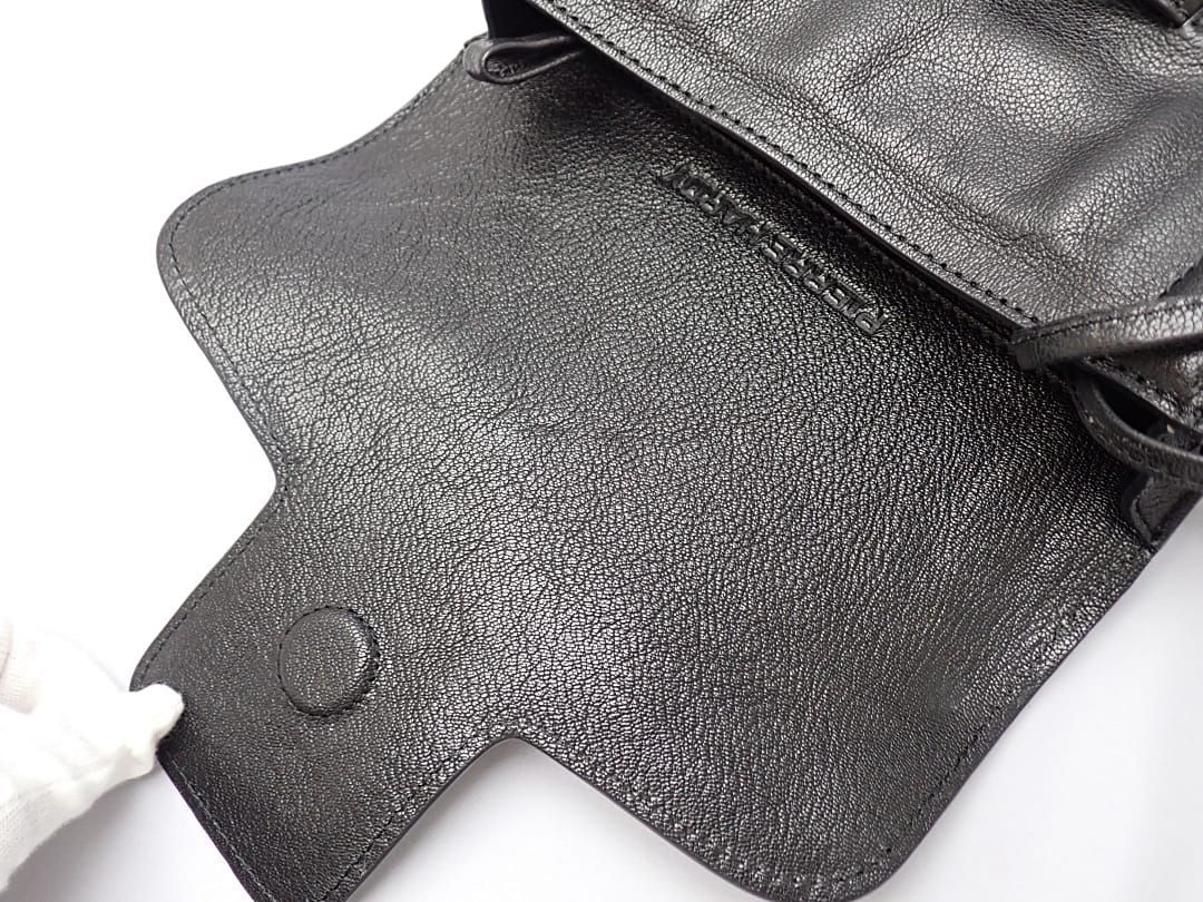 PIERRE HARDY ピエール アルディ ミニ アルファヴィルバッグ ブラック レザー 2WAY 中古B+ 【送料無料】 A-9129【質屋出品】 PIERRE HARDY ピエール アルディ ミニ アルファヴィルバッグ ブラック