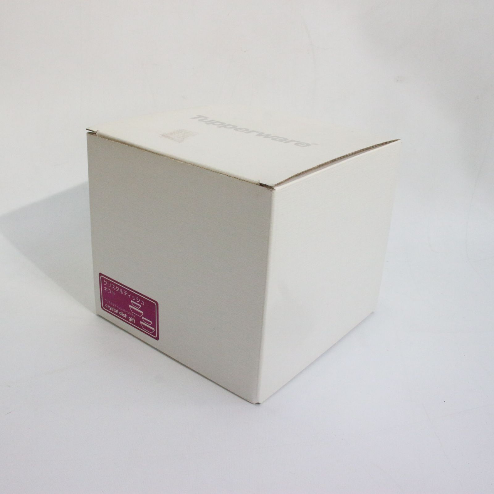 TM_099】Tupperware タッパーウェア crystal dish gift クリスタル