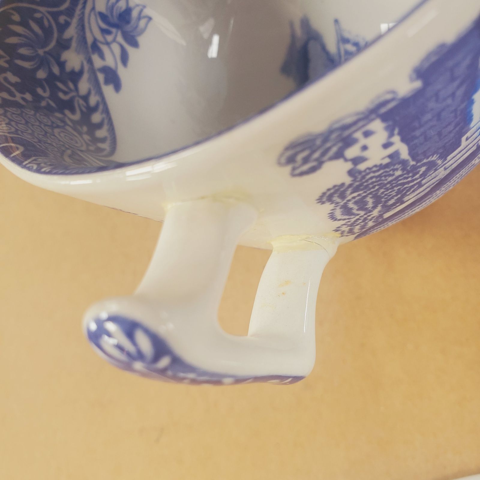 訳あり】Spode スポード カップ＆ソーサー デザート皿 ブルー