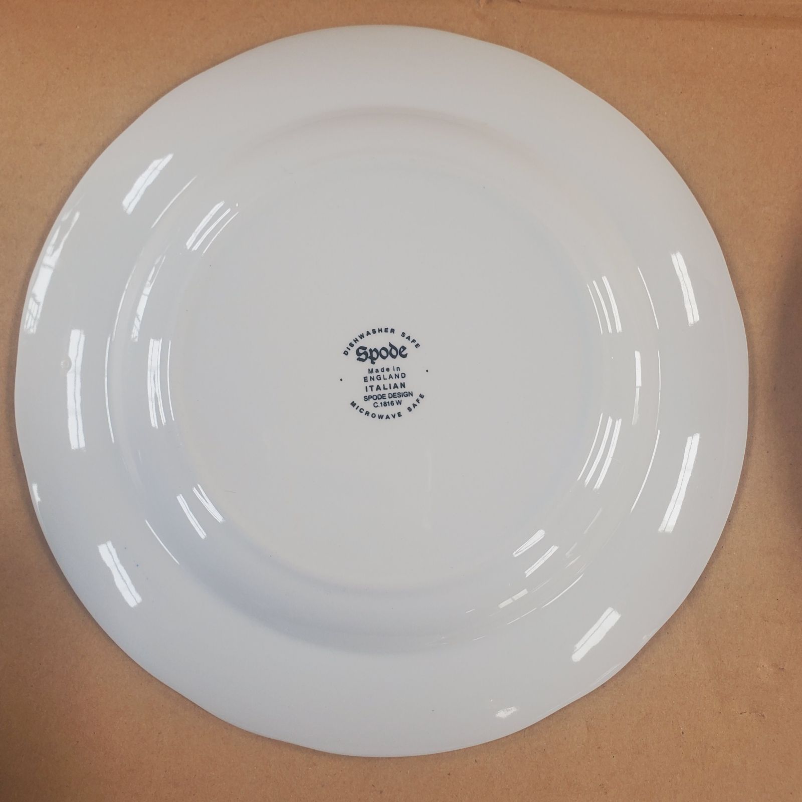 訳あり】Spode スポード カップ＆ソーサー デザート皿 ブルー