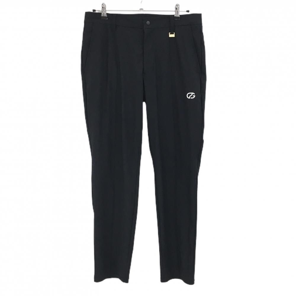 美品】CPG パンツ 黒 ヒップロゴプリント ストレッチ メンズ 3(L