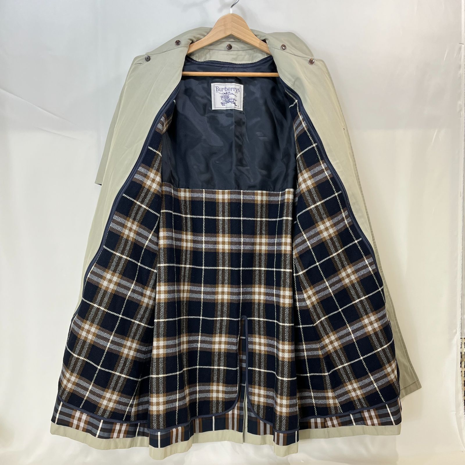 美品☆Burberry バーバリーコート　ライナー付き BURBERRY バーバリー ライナー付き トレンチコート レディース