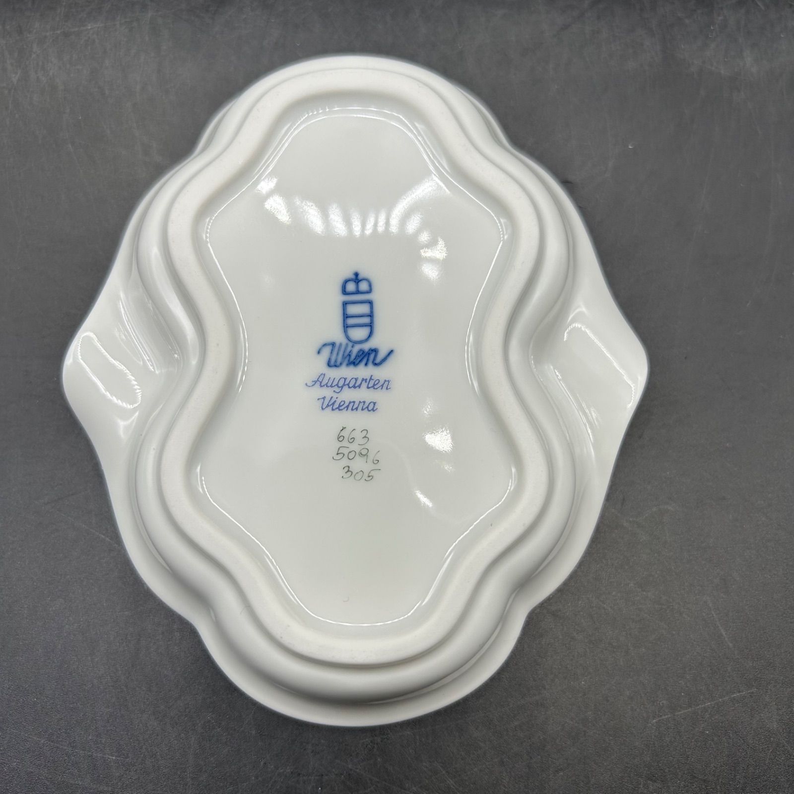 Augarten フラワー 絵変り 小皿 ミニプレート 4点 Augarten フラワー