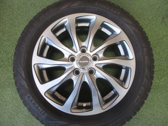中古】 送料込み バルミナ 185/60R15 スタッドレスタイヤ4本SET 170系