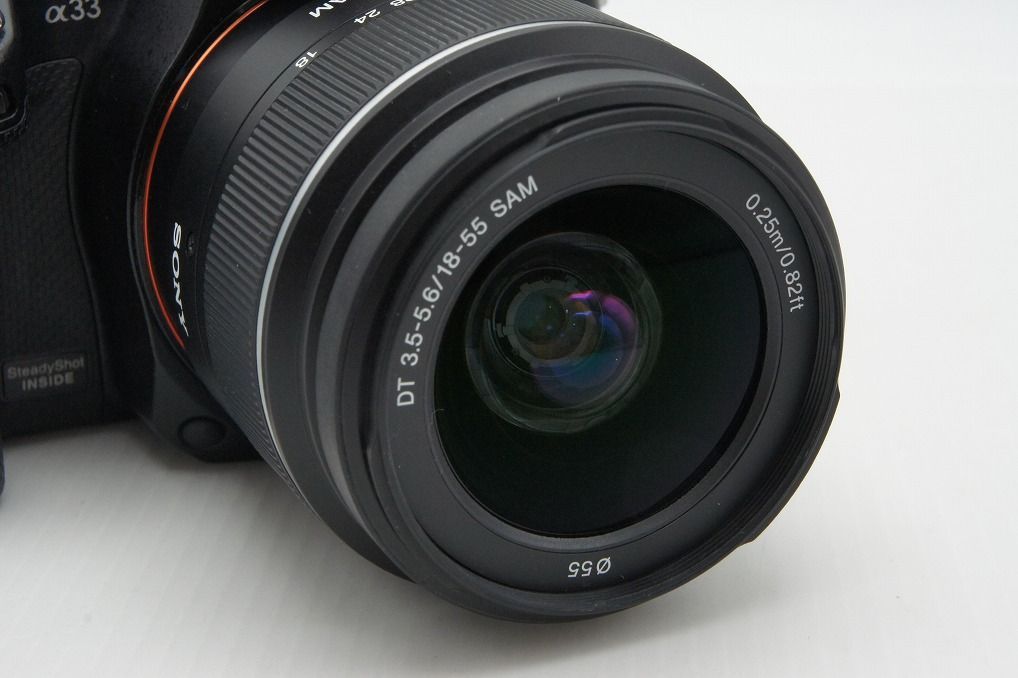 美品 SONY ソニー α33 SLT-A33L ズームレンズキット (DT 18-55mm F3.5