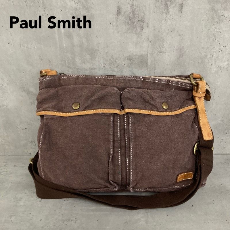 Paul Smith ポールスミス ブラウン バッグ 鞄 かばん カバン 