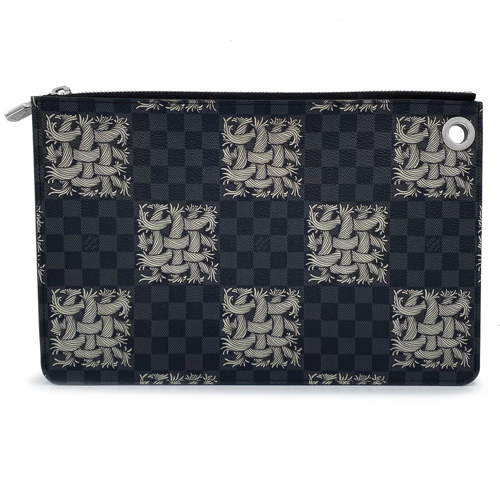 【未使用・保管品】ルイ ヴィトン LOUIS VUITTON ポシェット ジュール PM クリストファー ネメス クラッチバッグ グラフィット 黒 N61231 ヴィンテージ・中古ルイ・ヴィトン LOUIS VUITTON ショルダーバッグ