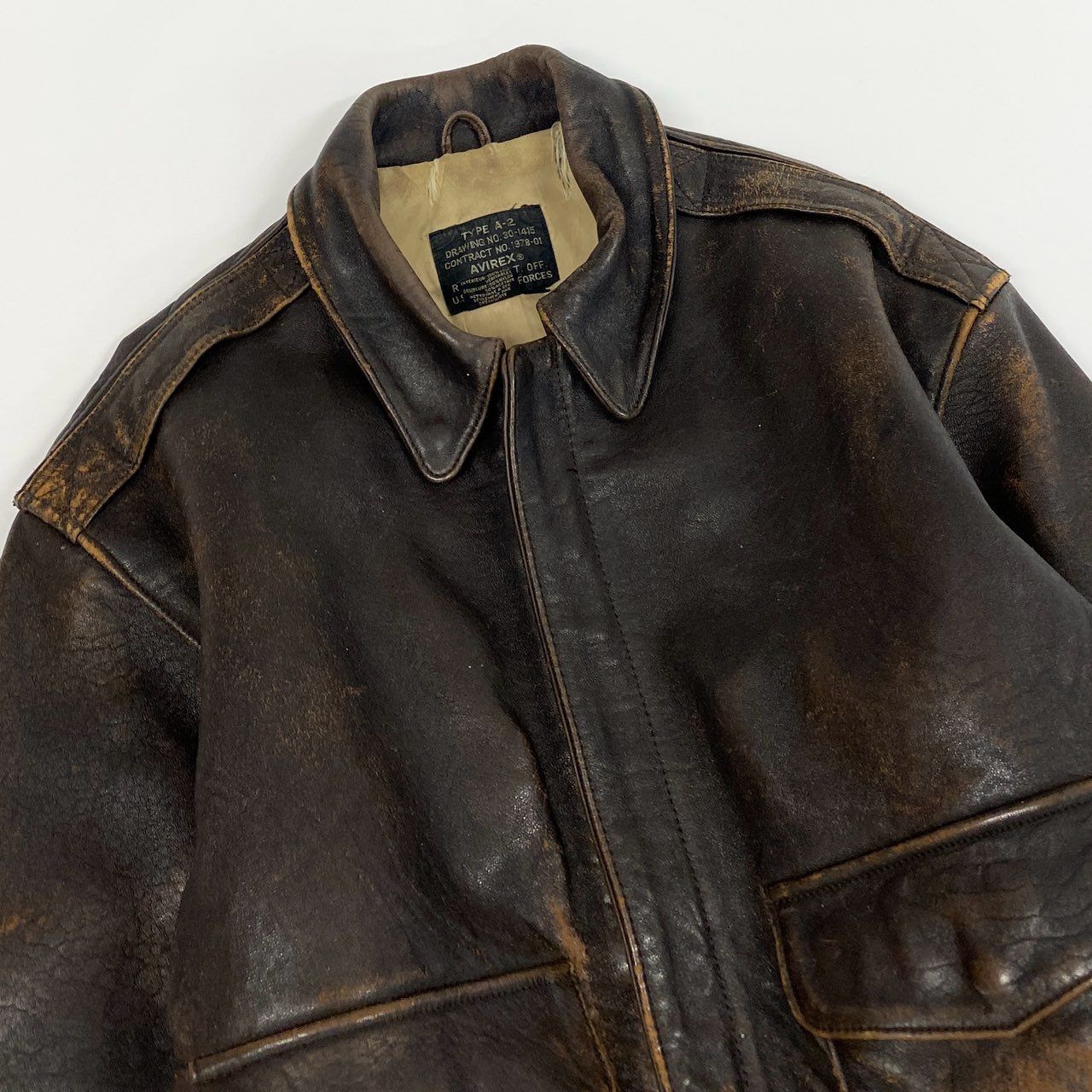 8b20 AVIREX アヴィレックス TYPE A-2 レザージャケット フライト