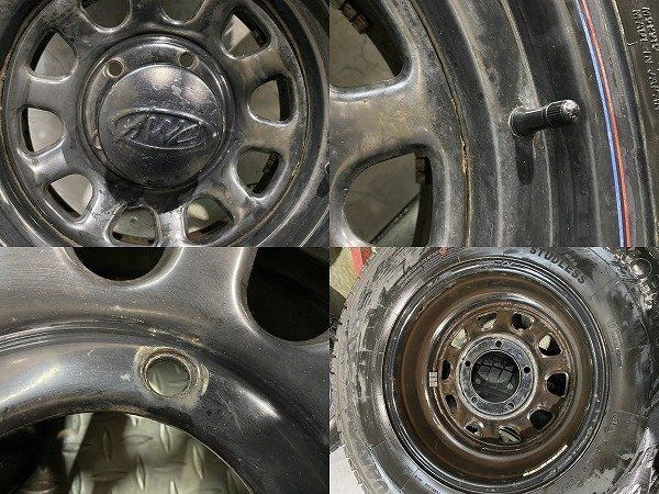 YK G075 225/80R15】スタッドレス【AWC デイトナ 15インチ 7J5HPCD139