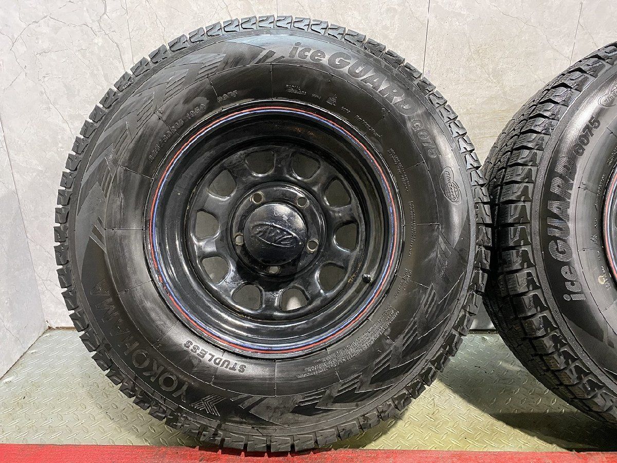 YK G075 225/80R15】スタッドレス【AWC デイトナ 15インチ 7J5HPCD139