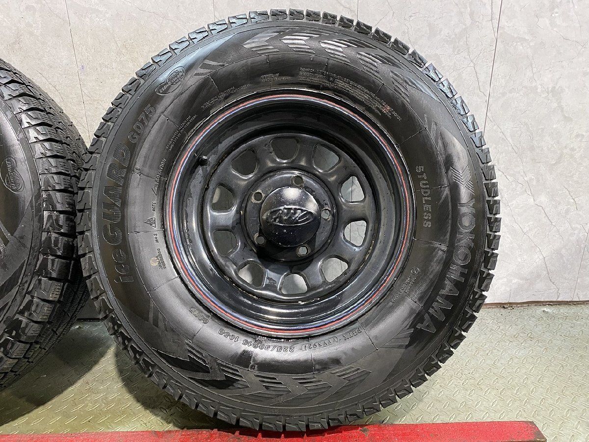 YK G075 225/80R15】スタッドレス【AWC デイトナ 15インチ 7J5HPCD139