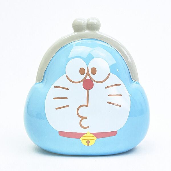 ドラえもん がま口バンク 貯金箱 - メルカリ