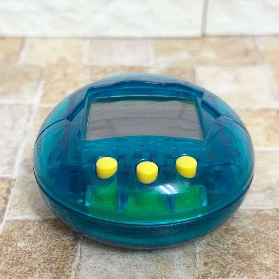 動作確認済】たまごっち 本体のみ ブルー クリア スケルトン BANDAI