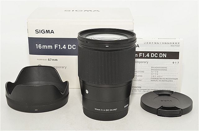 SIGMA 16mm F1.4 DC DN SONY Eマウント用 【公式通販】
