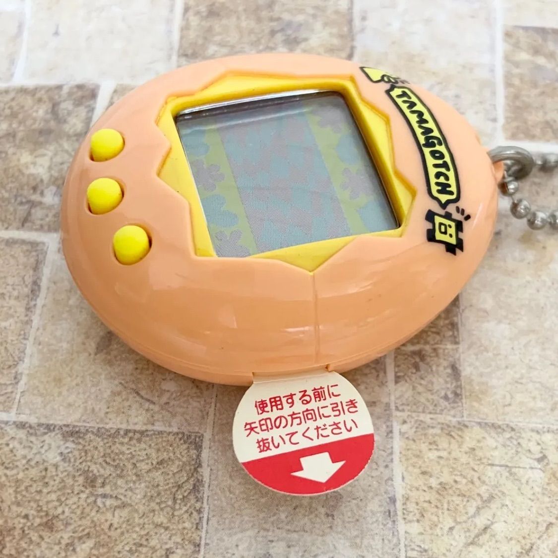 動作確認済】たまごっち 初期 本体 1996 オレンジ BANDAI バンダイ