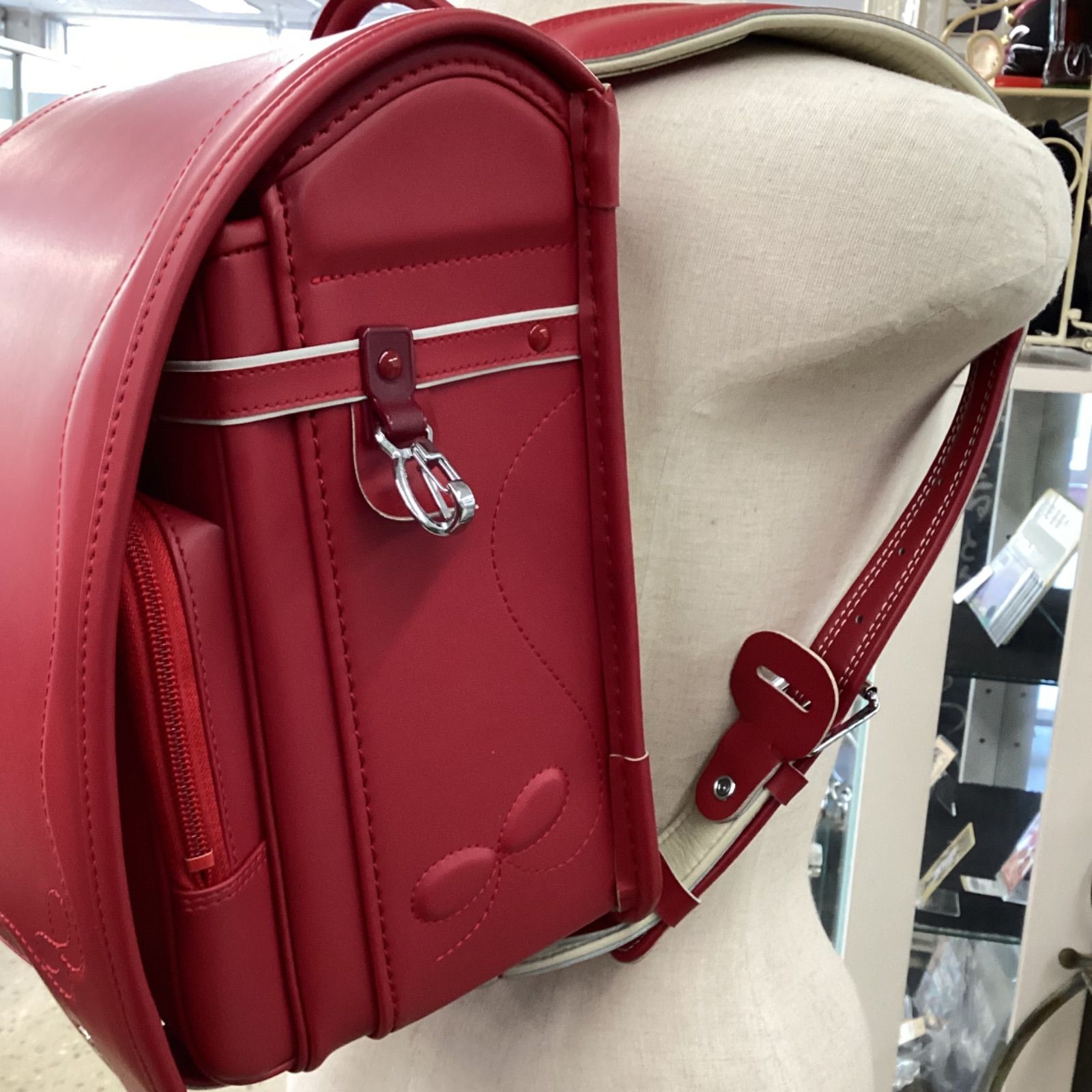 新品未使用】クラリーノ ランドセル NICE CLAUP レッド - メルカリ