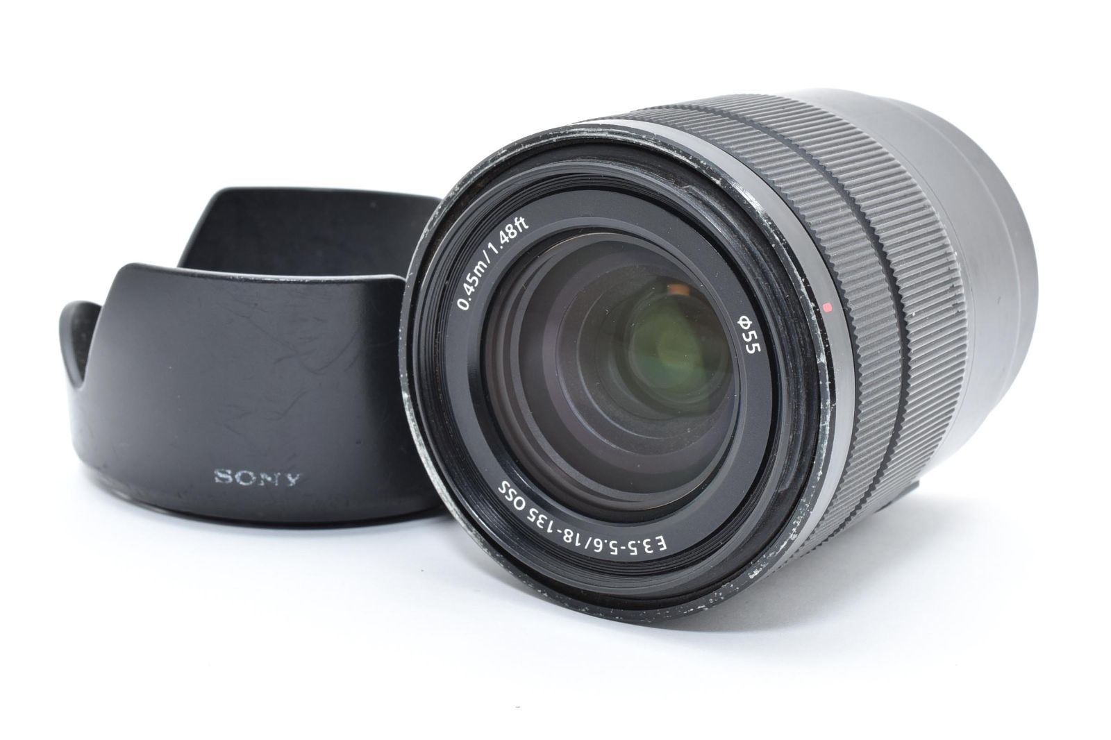 ☆良品・フード付☆ ソニー Sony E 18-135mm F3.5-5.6 OSS SEL18135 