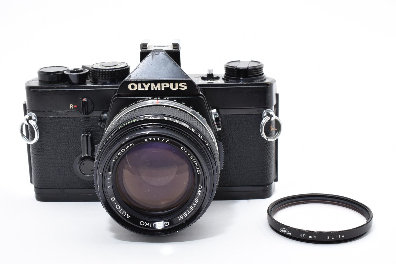 ☆露出計OK☆ オリンパス Olympus OM-1 ブラック + G.ZUIKO AUTO-S