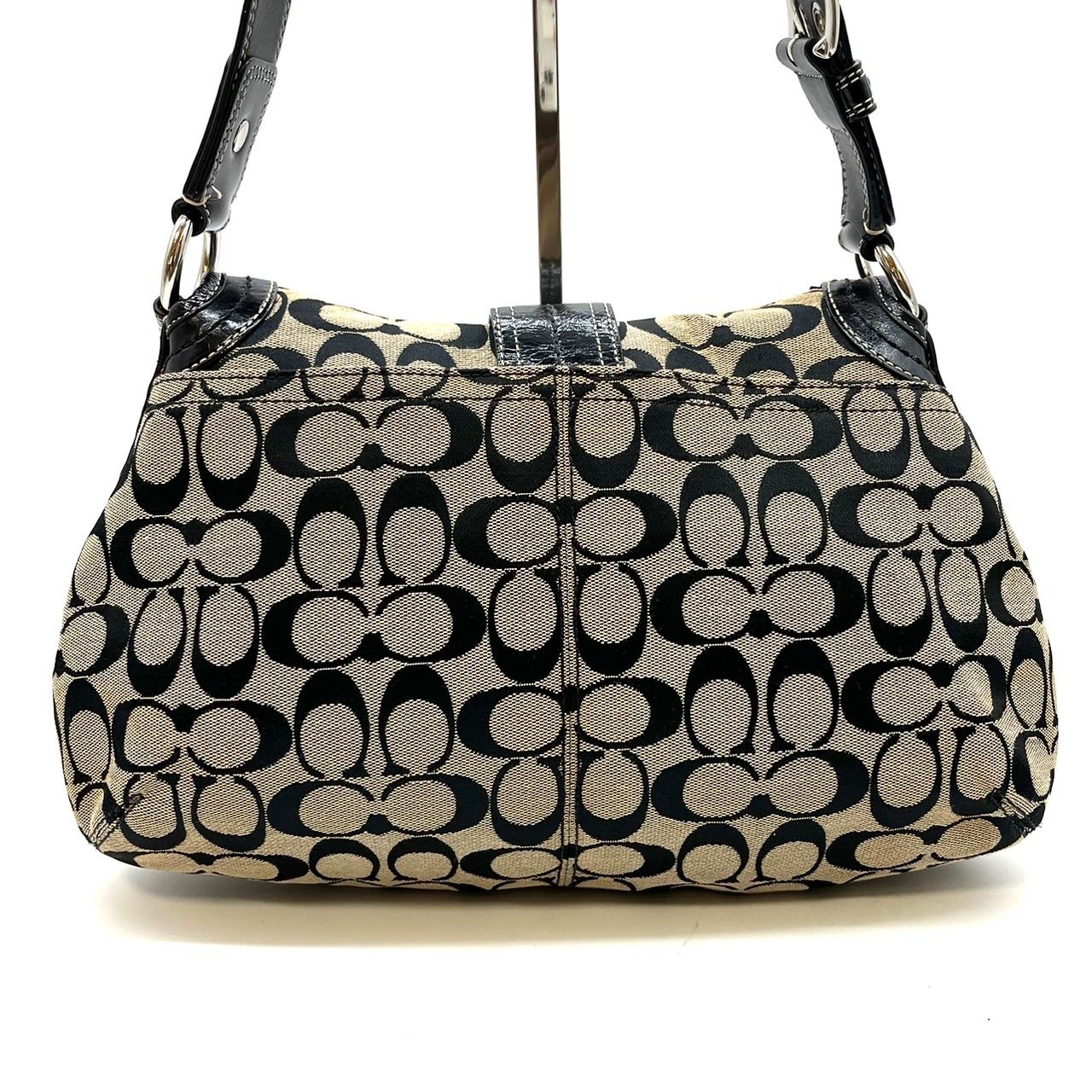 良品】 coach soho y2k signature canvas handbag shoulder unisex