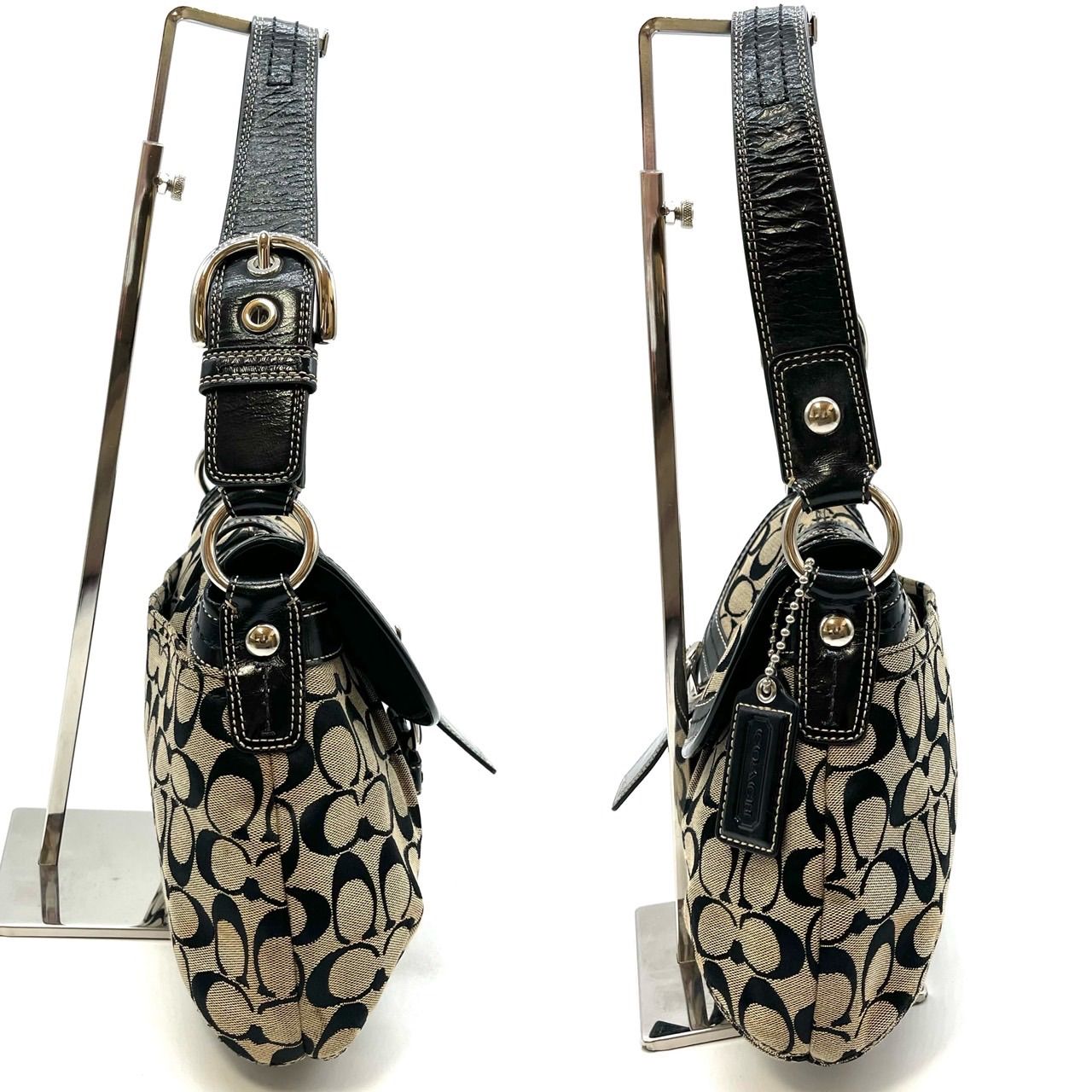良品】 coach soho y2k signature canvas handbag shoulder unisex