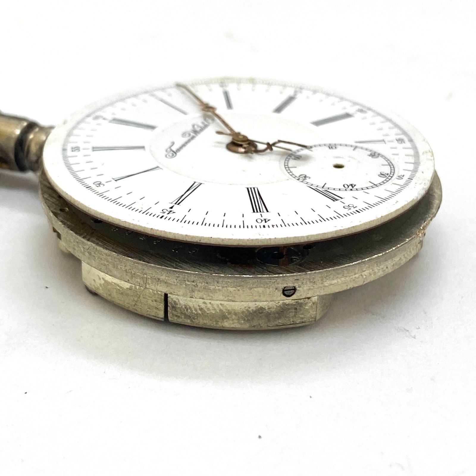 TAVANNES WATCH タバン 手巻き懐中時計 稼働中 ジャンク - メルカリ