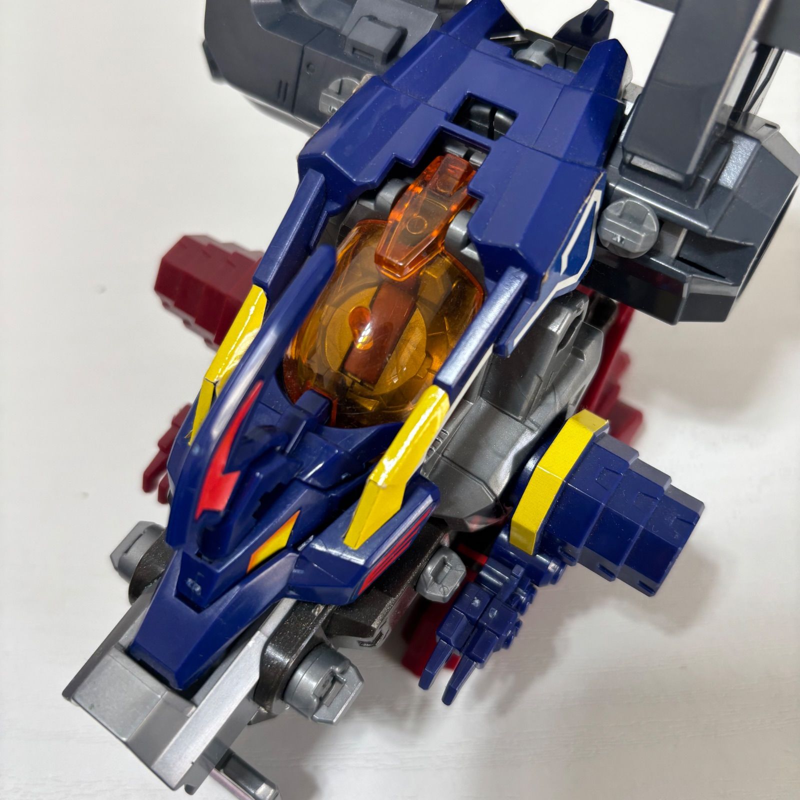 バトルビーダマン 蒼神龍ボディ × 紅聖龍パーツ 改造完成品 カスタム