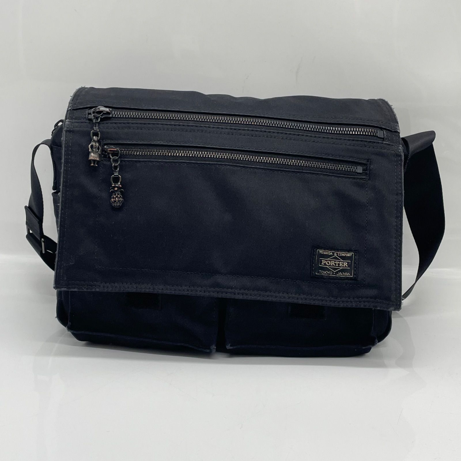 BN7846□ALOHA PORTER アロハポーター ショルダーバッグ ブラック