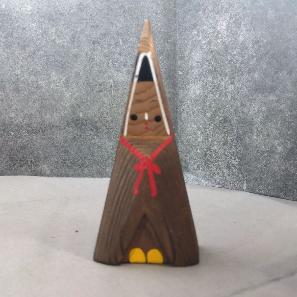 民芸品等まとめ9点 郷土玩具 木彫人形 馬飾り こけし 置物 昭和レトロ