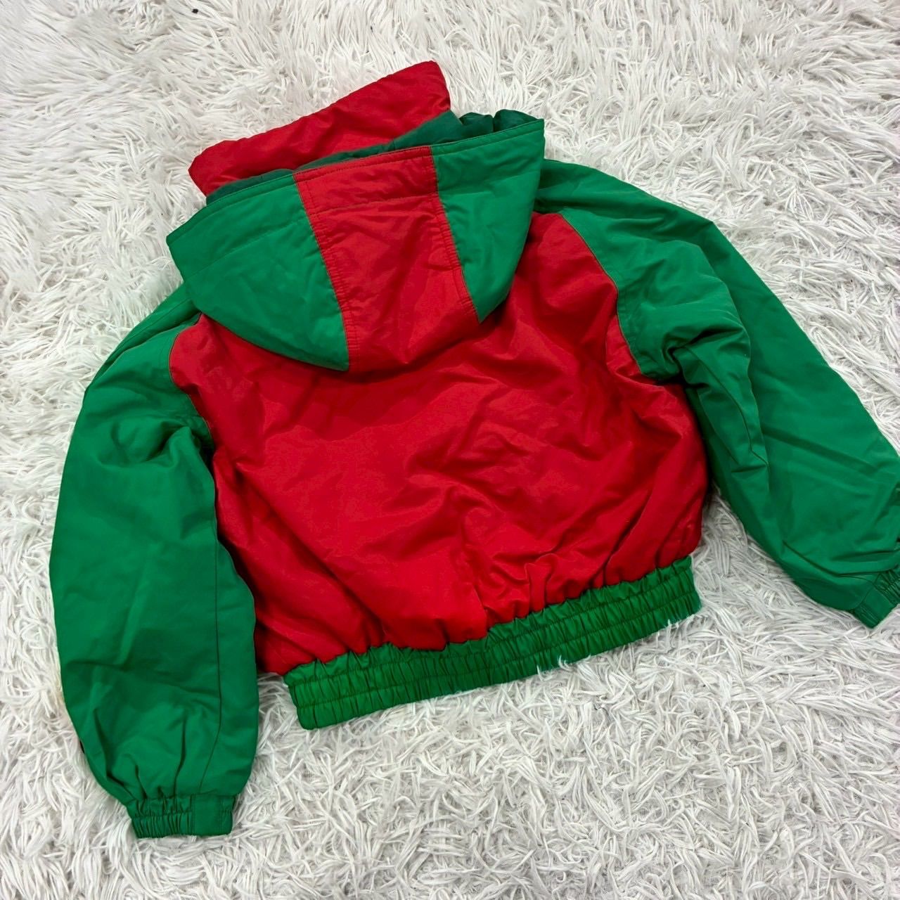 PHENIX キッズ スキーウェア 上下セット 130cm 赤×緑 PH KIDS SKI CLUB