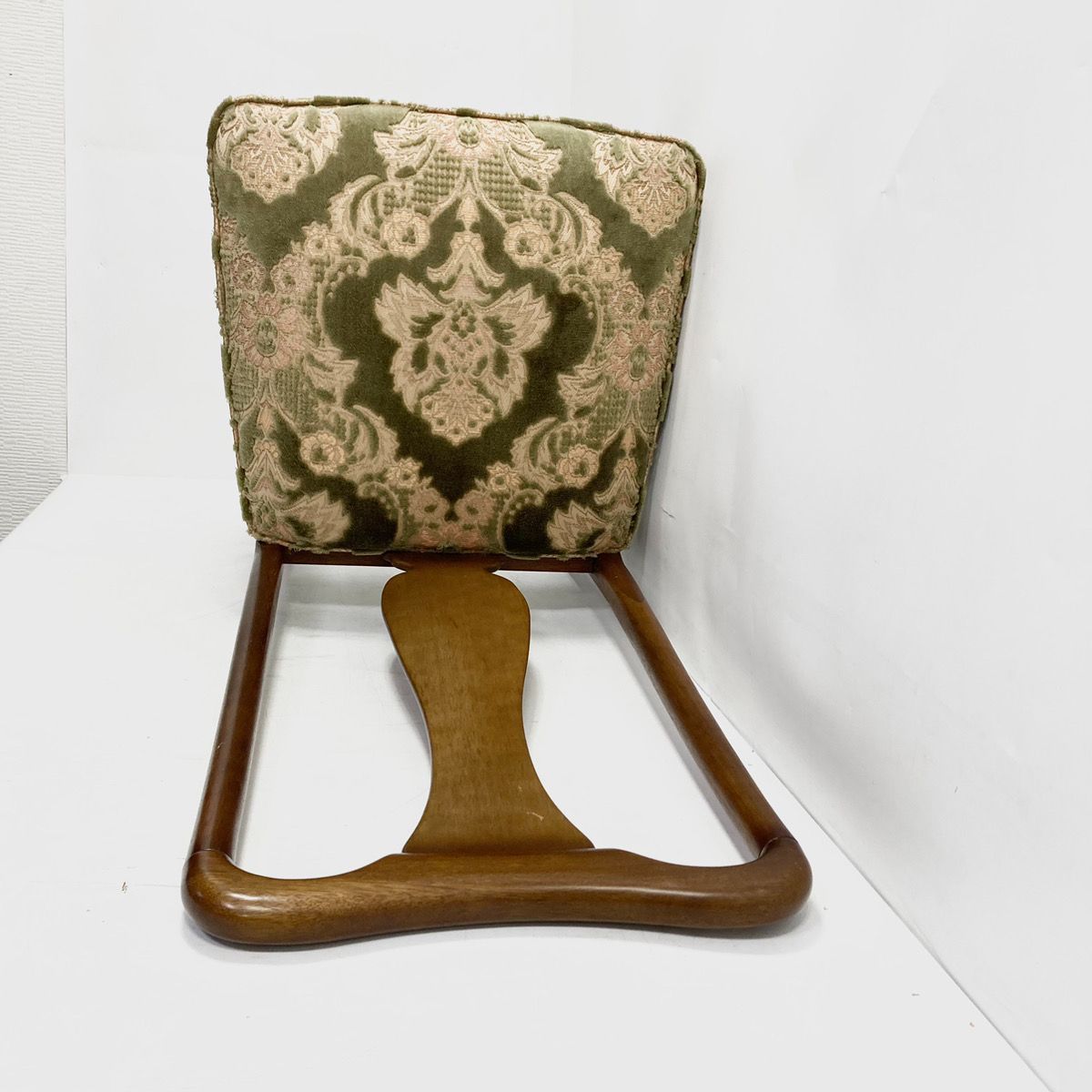 マルニ木工 ダイニングチェア 1脚 maruni 猫脚 椅子 ベルベット調