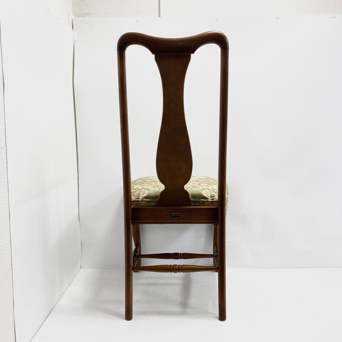 マルニ木工 ダイニングチェア 1脚 maruni 猫脚 椅子 ベルベット調