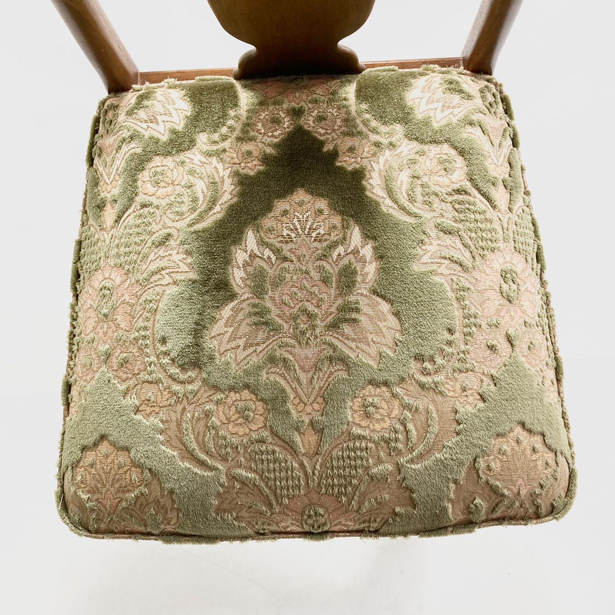 マルニ木工 ダイニングチェア 1脚 maruni 猫脚 椅子 ベルベット調