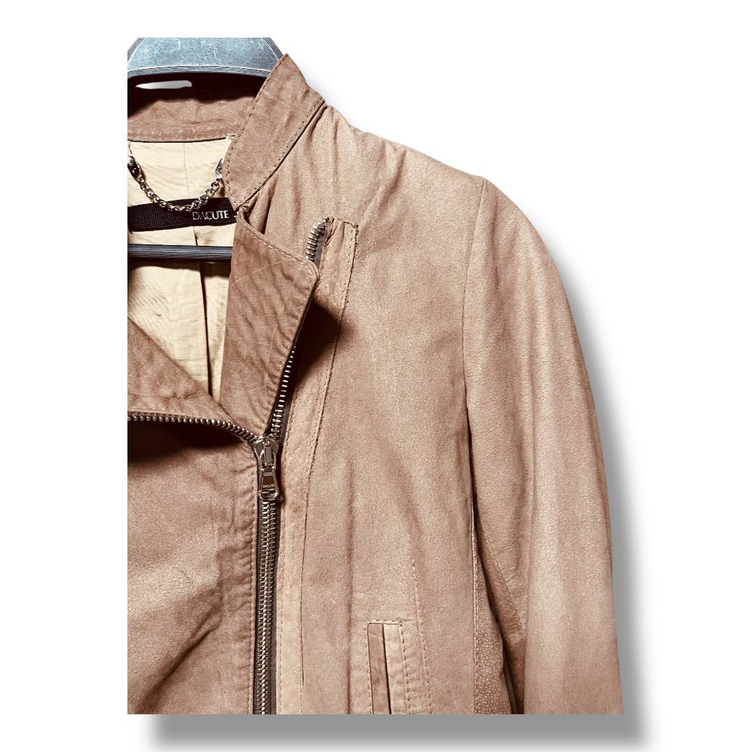 DACUTE ダクテ カンガルーレザー ジャケット ライダースジャケット 上