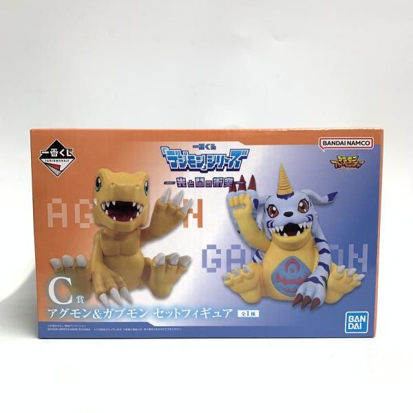 中古】未開封)C賞 ｱｸﾞﾓﾝ&ｶﾞﾌﾞﾓﾝ ｾｯﾄﾌｨｷﾞｭｱ ｢一番くじ ﾃﾞｼﾞﾓﾝｼﾘｰｽﾞ 光と