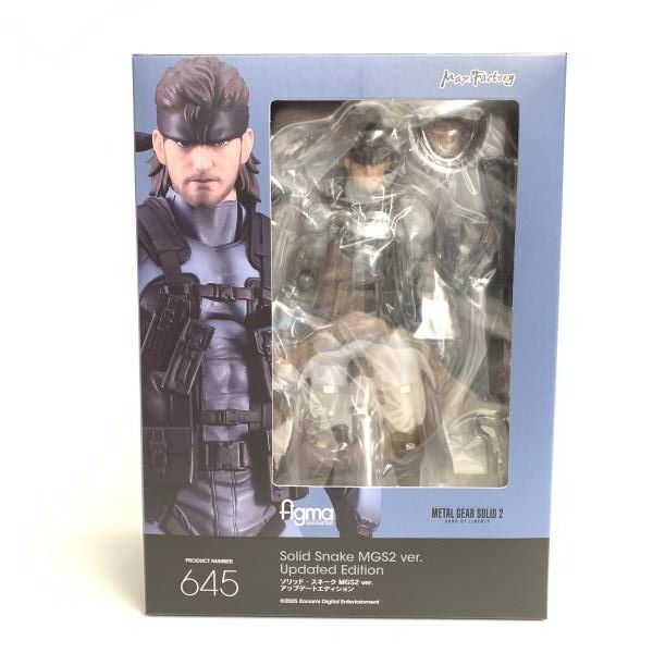 中古】S未開封)figma ソリッド・スネーク MGS2 Ver. アップデート