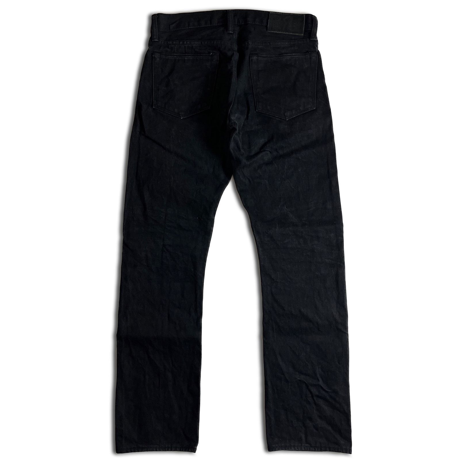 RRL New Black On Black スリムフィットジーンズ 30×32 USA製 ダブル 