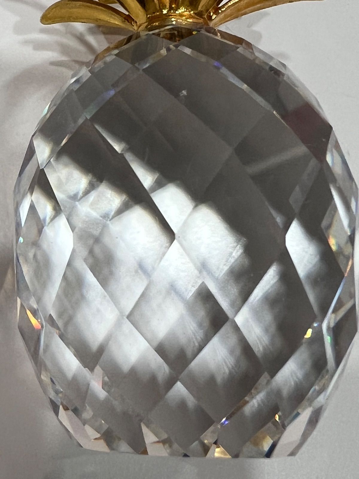 廃盤品 Swarovski スワロフスキー クリスタルガラス パイナップル