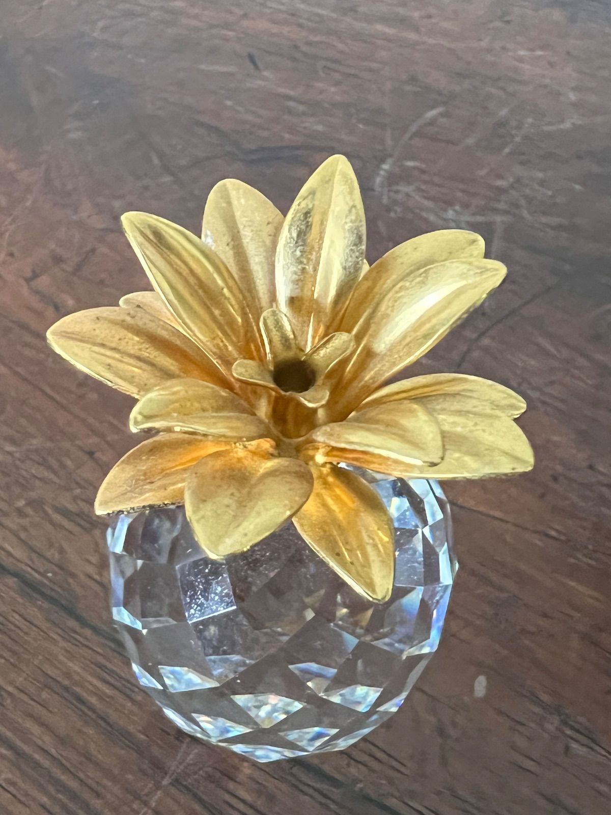 廃盤品 Swarovski スワロフスキー クリスタルガラス パイナップル