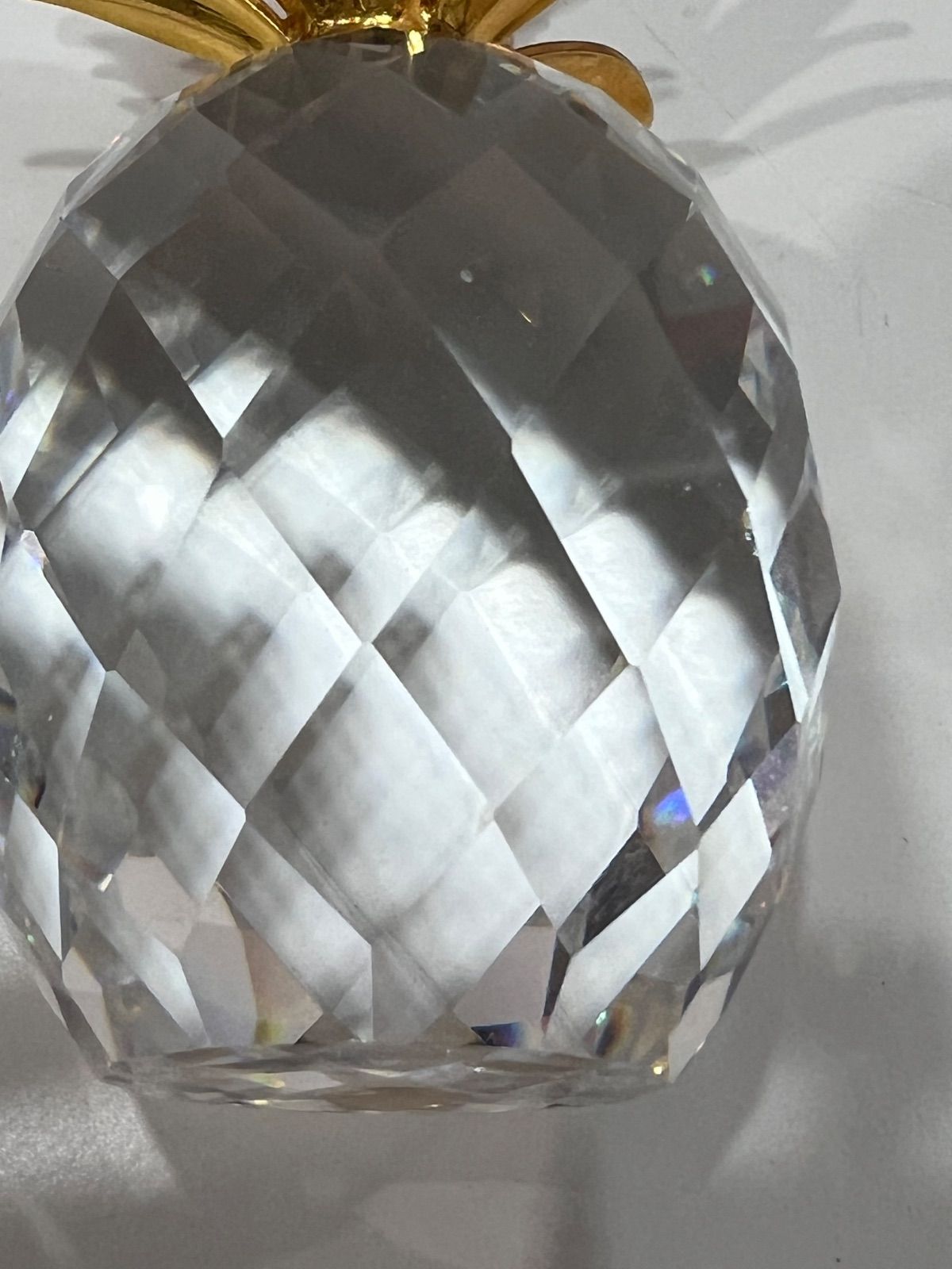 廃盤品 Swarovski スワロフスキー クリスタルガラス パイナップル