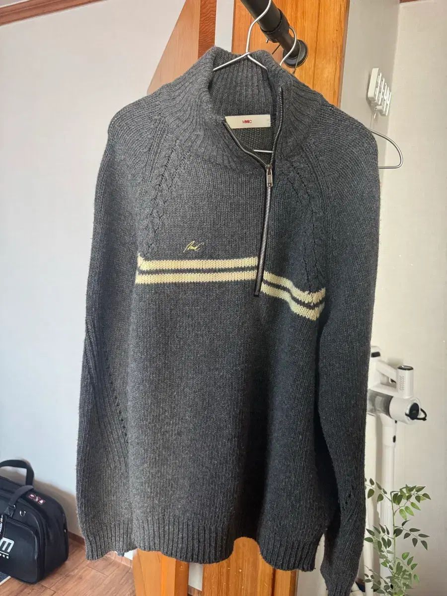 Mmlc カポ ハーフジップアップ グレー