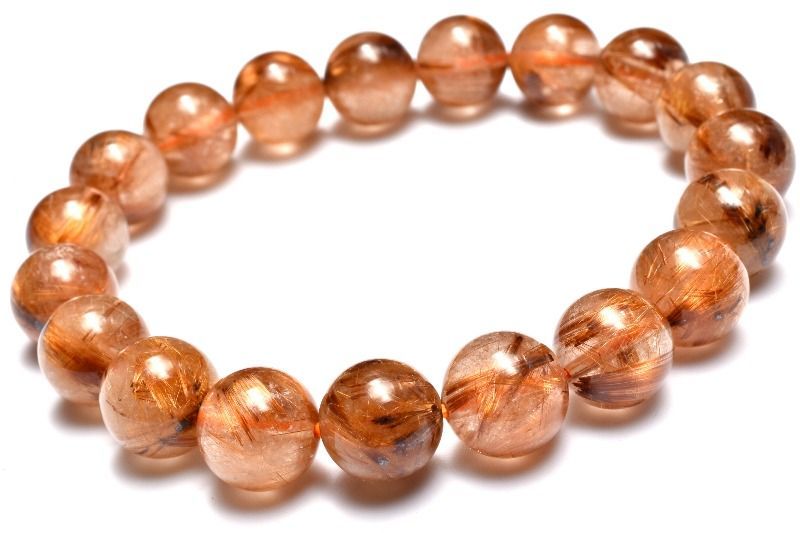 1点物】虎色の密集針 タイガータイチンルチルクォーツ 10mm