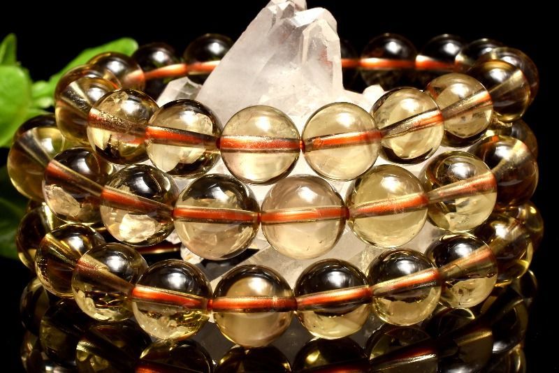 希少◇魔晶宙斯 ゼウスクォーツ(スモーキーシトリンファントム) 10mm